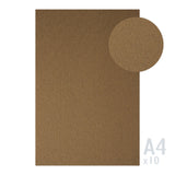 Linnedstruktureret papir 215g/m² - 10 A4 ark