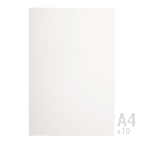 Hvidt papir 250g/m² - 10 A4 ark