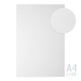 Hvidt ribbet papir 185g/m²