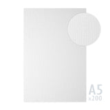 Hvidt ribbet papir 185g/m²