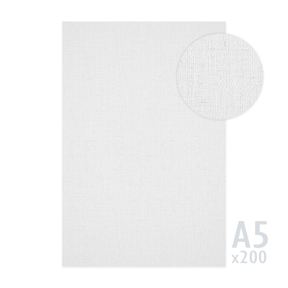 Linnedstruktureret papir 185g/m²