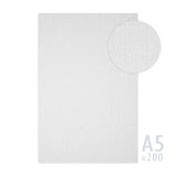 Hvidt ribbet papir 185g/m²