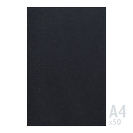 Sort papir 225g/m² - 50 A4 ark