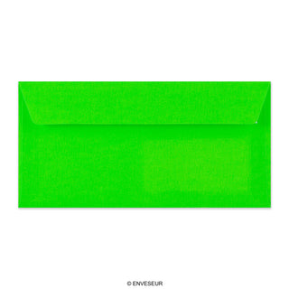 Neon-grøn konvolut 110x220 mm (DL)