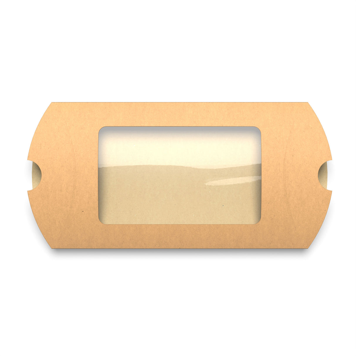 Kraft-pudeæsker med vindue