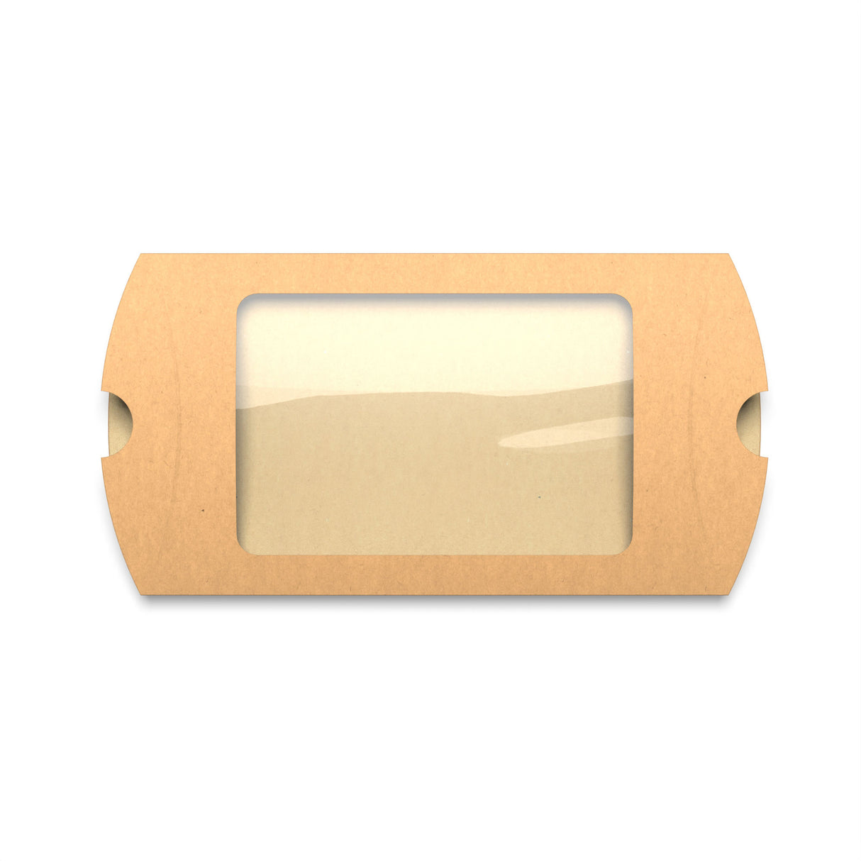 Kraft-pudeæsker med vindue