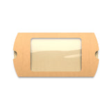 Kraft-pudeæsker med vindue