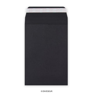 Sort Post Marque-konvolut med kile 229x162x25 mm (C5)