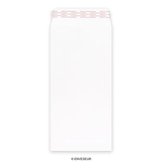Hvid post-marque-konvolut 305x152 mm