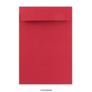 Mørkerød post-marque-kilekonvolut 324x229x25 mm (C4)