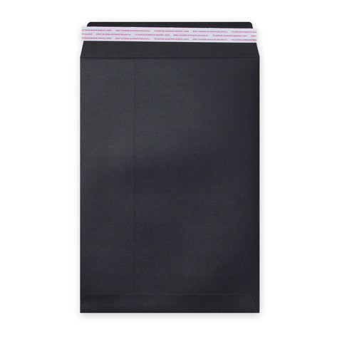 C4 Black Luxury Peel & Seal Envelope (324 x 229mm)