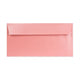 Pearlescent Envelopes Pink 110 x 220 mm (DL) Peel and Seal