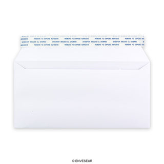 Hvid konvolut 110x220 mm (DL)
