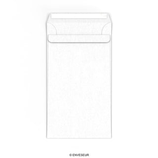 Hvid konvolut 130x80 mm