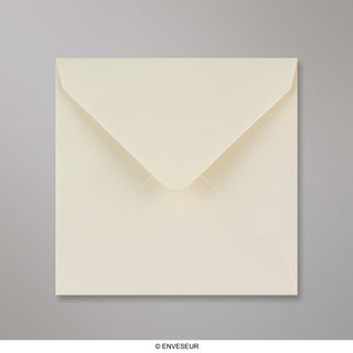 Vævet elfenbenskonvolut 130x130 mm
