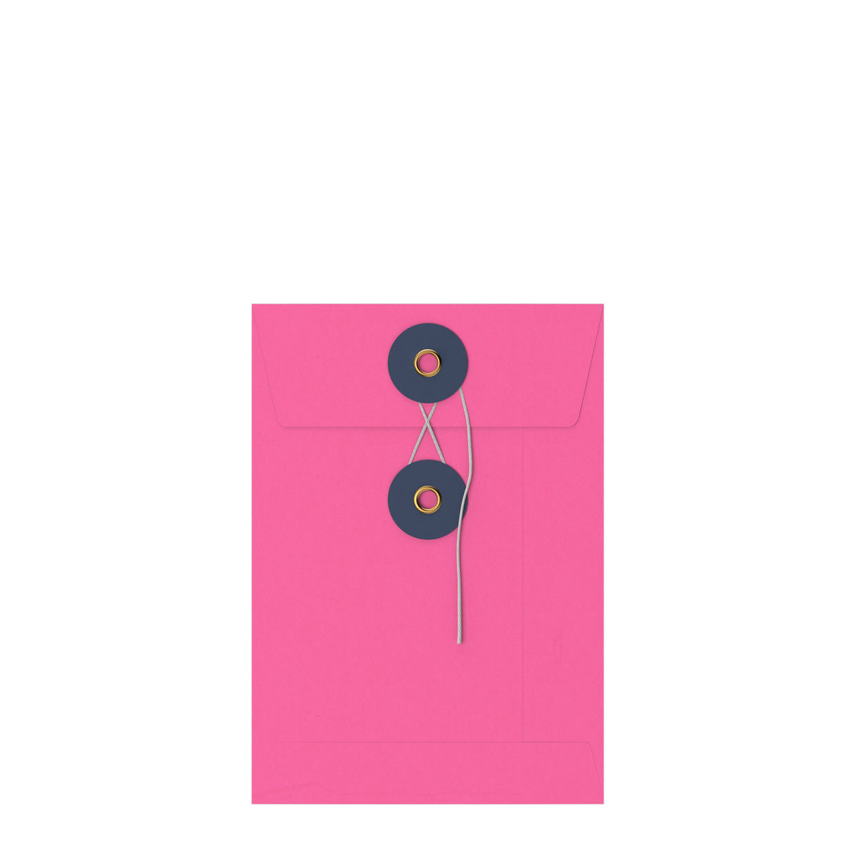 Farvede kuverter med snor- og skivelukning