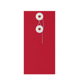 Farvede kuverter med snor- og skivelukning