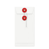 Farvede kuverter med snor- og skivelukning