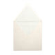 Paper Lined Envelopes Ivory + White Fancy Paper 160 x 160 mm
