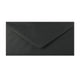 Paper Lined Envelopes Black + Red Fancy Paper 110 x 220 mm (DL)