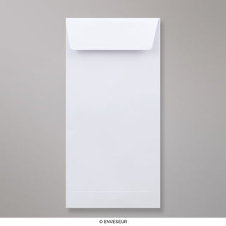 Hvidfarvet konvolut 220x110 mm (DL)