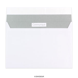 Hvid kommunikékonvolut 162x229 mm (C5)