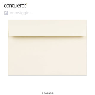Råhvid Conqueror-konvolut 162x229 mm (C5)