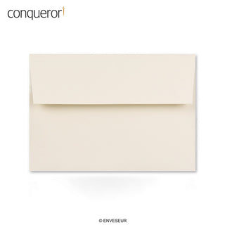 Råhvid Conqueror-konvolut 114x162 mm (C6)