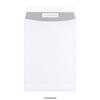 Hvid kommunikékonvolut 229x162 mm (C5)