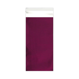 Matt Finish Foil Bags Bordeaux 220 x 110 mm (DL)